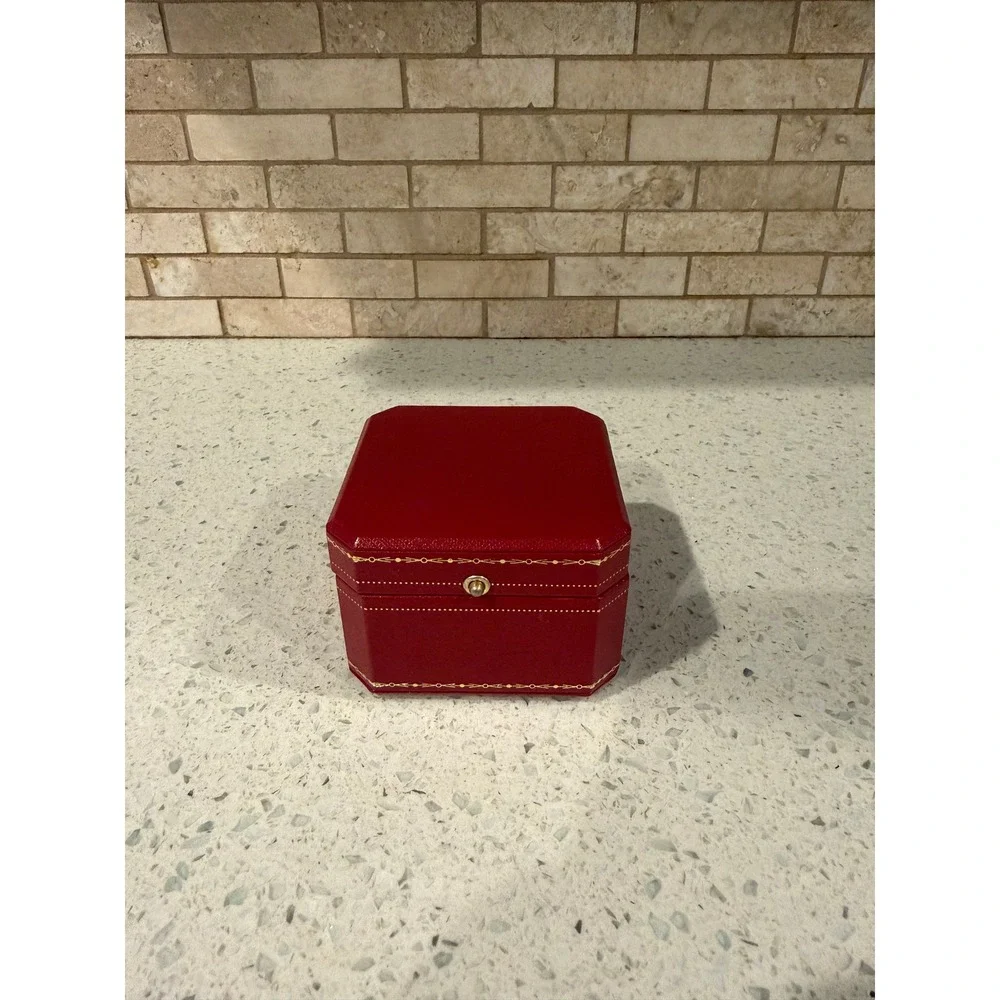 Cartier Red Gold Genuine Watch Bracelet Storage Box Empty Case COWA 0049